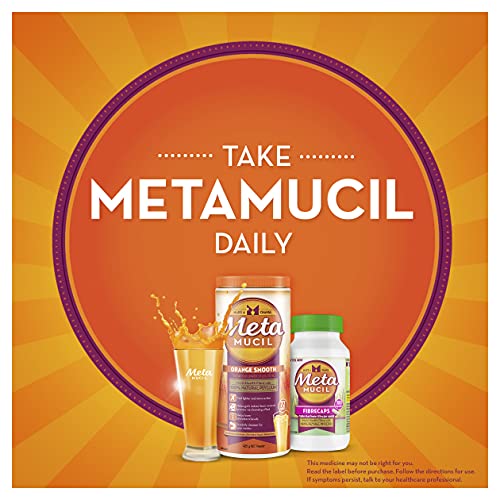 Metamucil Daily Fibre Supplement Fibre Caps 300 Capsules
