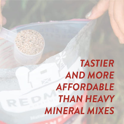 Redmond Goat Mineral Supplement - A Premium sea Salt with Essential Trace Minerals and Vitamins (5 LB)