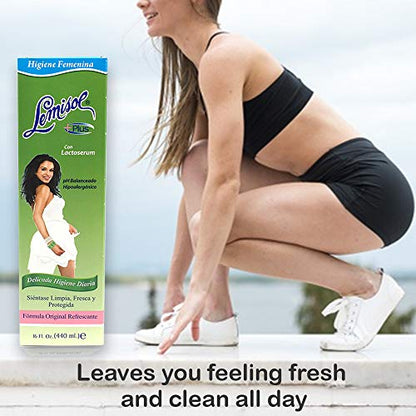 Lemisol Plus, Gentle Daily Feminine Cleanser, Original Refreshing Formula - 8 Oz (Pack of 3)