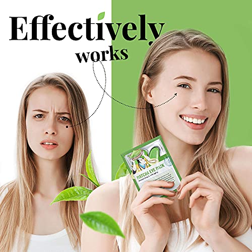 LE GUSHE Under Eye Mask & Under Eye Patches (20 Pairs) - Green Tea Eye Mask