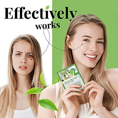 LE GUSHE Under Eye Mask & Under Eye Patches (20 Pairs) - Green Tea Eye Mask