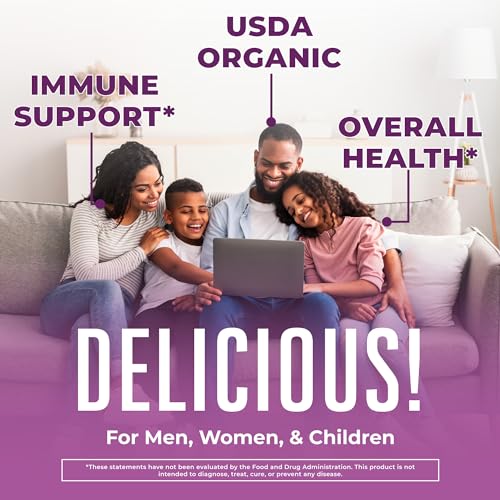 MaryRuth Organics Elderberry Syrup | USDA Organic Elderberry | Sugar Free Adults & Kids