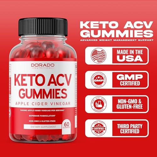 Keto ACV Gummies Advanced Weight Loss (1000mg) ACV Keto Gummies for Weight Loss