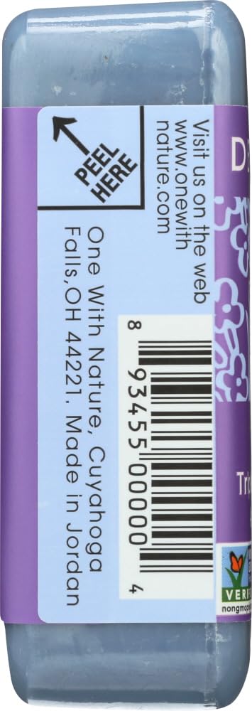 One With Nature Dead Sea Mineral Soap, Lemon Sage, 7-Ounces (Pack of 6)
