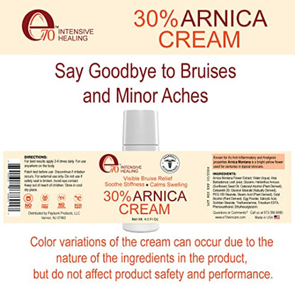 e70 Arnica Cream & Roll-On for Visible Bruise Relief, soothes Stiffness, Calms Swelling Formula