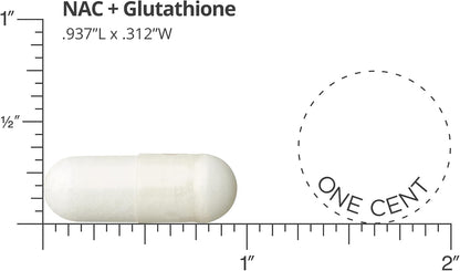 DOCTORS' PREFERRED N-Acetyl L-Cysteine (NAC) + Glutathione | 30 Capsules | Antioxidant Support