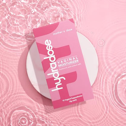 Mother's Dose Hyaluronic Acid Suppository HydraDose- Hormone Free Moisturizer