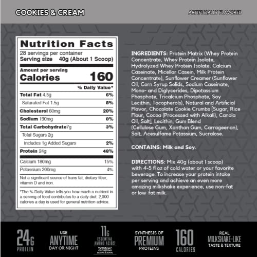 BSN SYNTHA-6 Edge Protein Powder, with Hydrolyzed Whey, Micellar Casein, Milk Protein