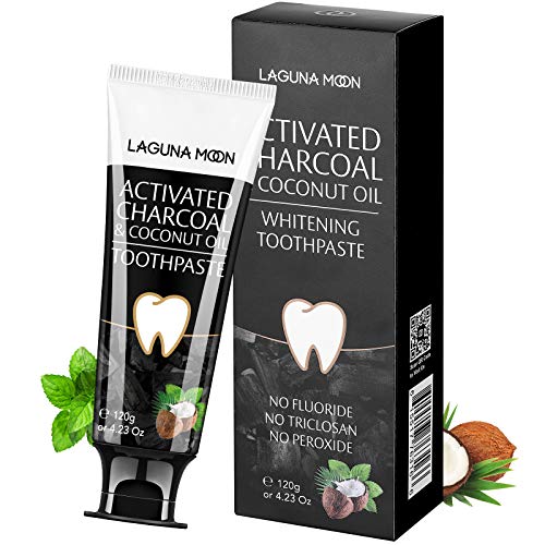 Whitening Charcoal Toothpaste for Sensitive Teeth, Enamel Repair and Cavity Protection