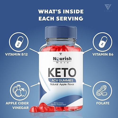 Nourish Wave Keto ACV Gummies Advanced Weight Loss Ketogenic AVC Apple Cider