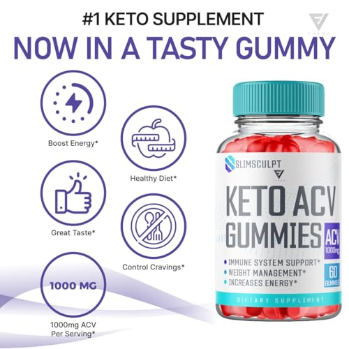 Slimsculpt Keto ACV Gummies Advanced Weight Loss, Slim Sculpt Keto + ACV Apple Cider