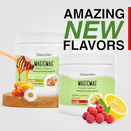 NaturalSlim Magicmag Pure Magnesium Citrate Powder – Stress, Constipation, Muscle