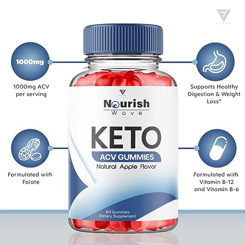 Nourish Wave Keto ACV Gummies Advanced Weight Loss Ketogenic AVC Apple Cider