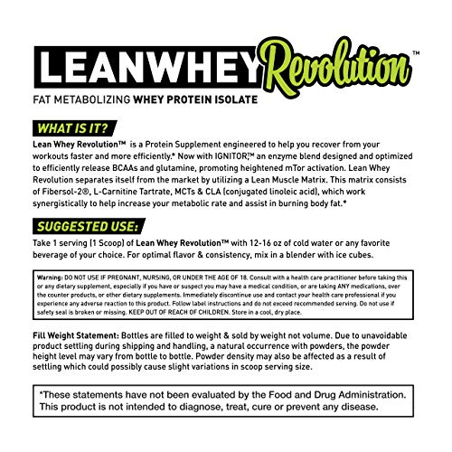 Musclesport Lean Whey Revolution™ Protein Powder - Whey Protein Isolate