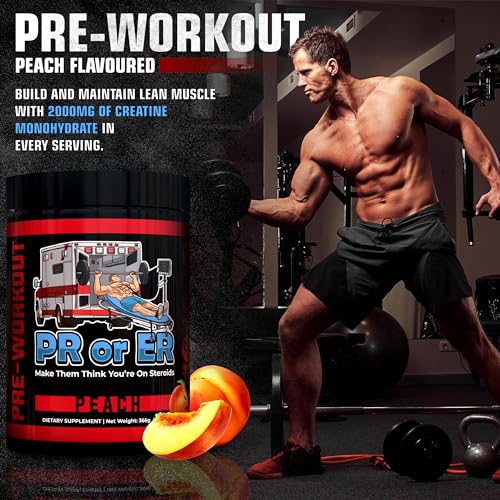 PR or ER Pre Workout Powder for Men and Women, Pre-Workout Energy Supplement