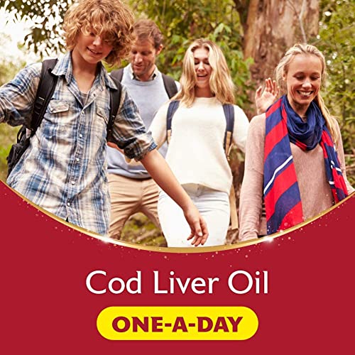Seven Seas Cod Liver Oil Tablets With Omega-3, Fish Oil, One A Day, 4 Months Supply