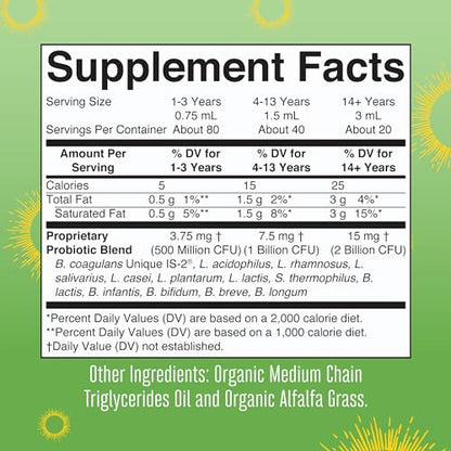 MaryRuth Organics USDA Organic Liquid Probiotic, Digestive Health, Probiotics for Women