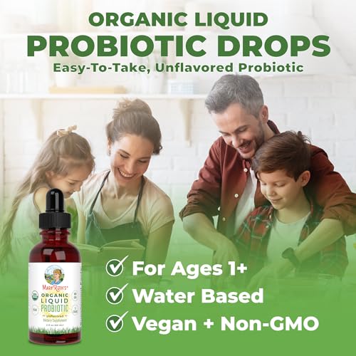 MaryRuth Organics USDA Organic Liquid Probiotic, Digestive Health, Probiotics for Women