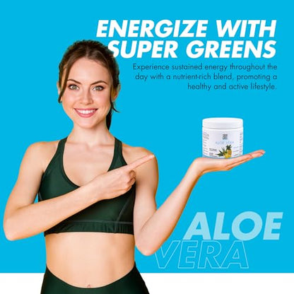 Yes You Can! Organic Aloe Vera Drink Mix - Super Greens Powder - Energy Drink Powder