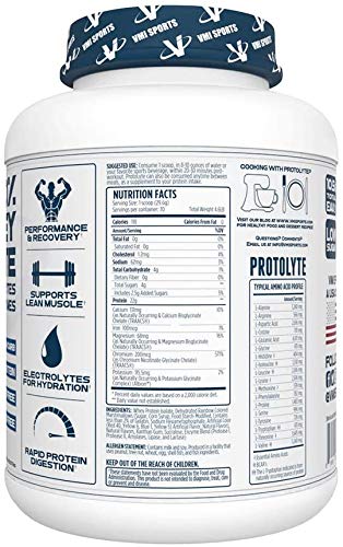 VMI Sports | ProtoLyte Whey Isolate Protein Powder | Low Calorie Whey Protein Powder