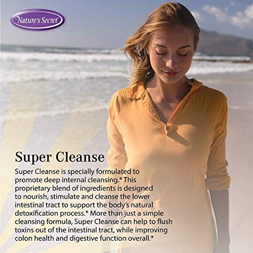 Nature's Secret Super Cleanse Extra Strength Toxin Detox & Gentle Elimination Total Body