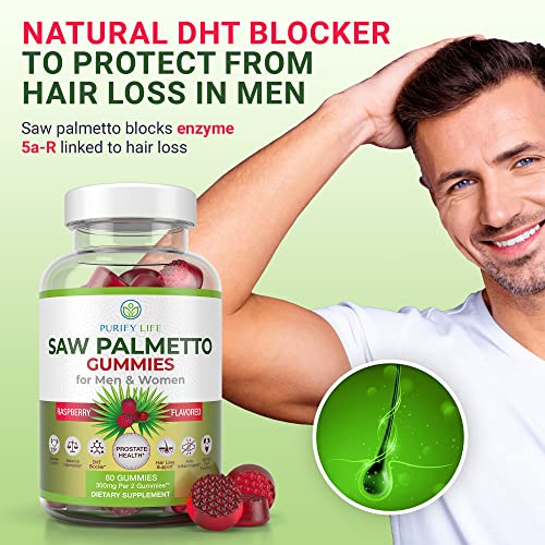 Vegan Saw Palmetto for Women & Men - Potent Saw Palmetto Extract, Prostate Supplement