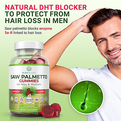 Vegan Saw Palmetto for Women & Men - Potent Saw Palmetto Extract, Prostate Supplement