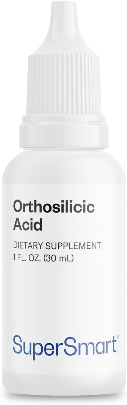 Supersmart - Orthosilicic Acid (Advanced Formula) - Silicon Supplement - Complex with Minerals, Vitamins & Boron | Non-GMO & Gluten Free - 30 ml