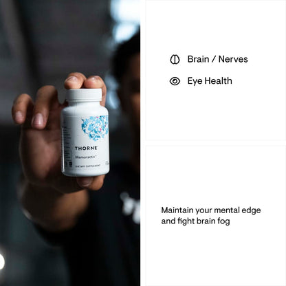Thorne Memoractiv - Nootropic Brain Supplement for Focus, Creativity, and Concentration