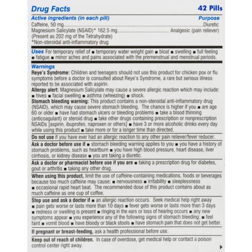 Diurex Water Pills, 42 ct