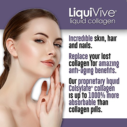 LiquiVive Liquid Collagen Protein Peptides Concentrate | Pure Hydrolyzed Super Multi Collagen