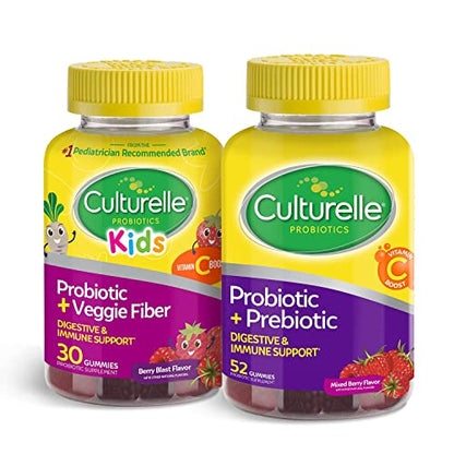 Culturelle Probiotic Gummies Bundle – Daily Probiotic Gummies for Men and Women 