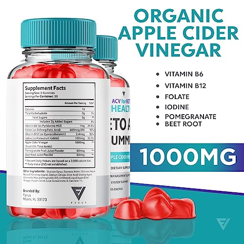 (2 Pack) ACV for Keto Health Gummies, ACV Keto Health ACV Advanced Weight Loss