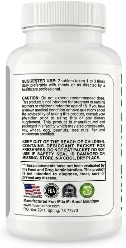 Mila Miamor Joint Support - Glucosamine, MSM, Green Lipped Mussel & Vitamins for Flexibility, Mobility, and Comfort - 60 Tablets - Natural Joint Wellness Supplement