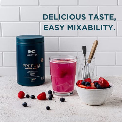 Kinetica PreFuel, Pre Workout, 5.9g Amino Acids & 2.3g BCAA's per Serving, 30 Servings