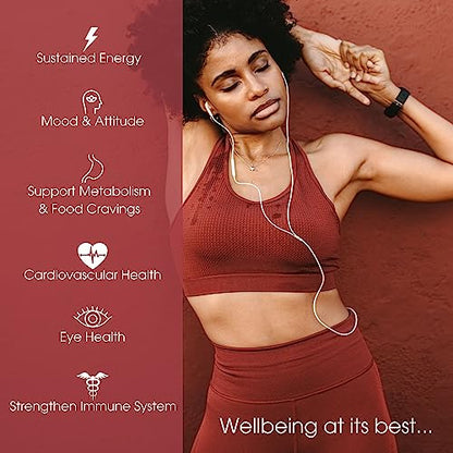 Saffron Supplements - 100% Pure Saffron Extract Capsules - Boost Energy & Mood