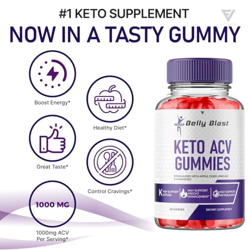 (3 Pack) Belly Blast Keto ACV Gummies, Belly Blast Keto + ACV Gummies Advanced Weight