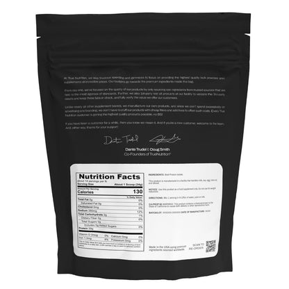 True Nutrition Grass Fed Beef Protein Isolate Powder, Chocolate, 1lb