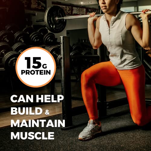 Growing Naturals | Vanilla Rice Powder 15g Plant Protein | 2.8G BCAA, Low-Carb