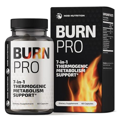 Burn Pro 7-in-1 Thermogenic Metabolism Booster | Weight Management Support Supplem