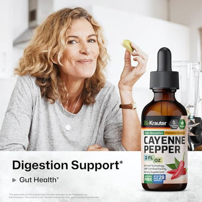MAUWE HERBS Cayenne Pepper Supplement - Organic Cayenne Pepper Tincture