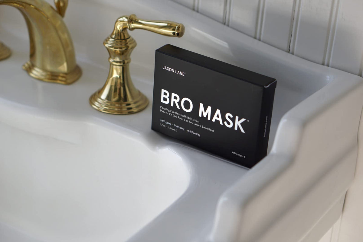 BRO MASK Under Eye Gel Pads: Cooling Eye Patches for Dark Circles and Puffiness