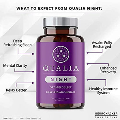 NEUROHACKER COLLECTIVE Qualia Mind & Qualia Night | Premium Nootropic Supplement