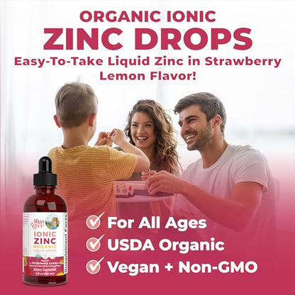Mary Ruth's, Ionic Zinc Strawberry Lemon Organic, 4 Fl Oz
