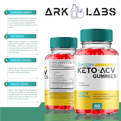 Speedy Keto ACV Gummies Advanced Weight Loss, Speedy Keto ACV Gummies 1000MG