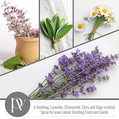 Pavelle Pillow & Linen Spray Relaxing Aromatherapy Room Refresher Mist for Sheets & Bedding Natural