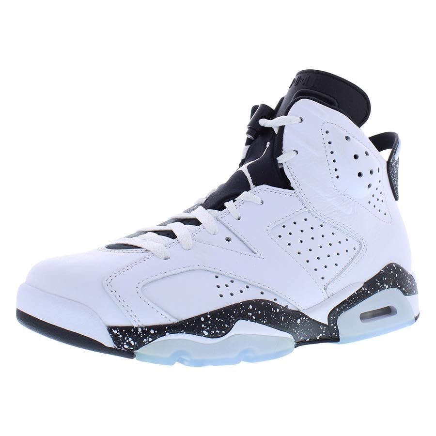 NIKE Jordan Men's 6 Retro Reverse Oreo White/Black (CT8529 112) - 10