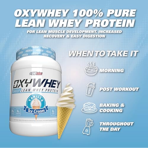 EHPlabs OxyWhey Whey Protein Isolate Powder - 25g of Whey Isolate Protein Powder