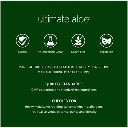 Ultimate Aloe – Aloe Juice, Strawberry & Kiwi Flavor, 16 Servings