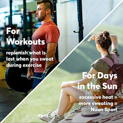 Nuun Sport Electrolyte Tablets for Proactive Hydration, Mixed Citrus Berry Flavors, 4 Pack